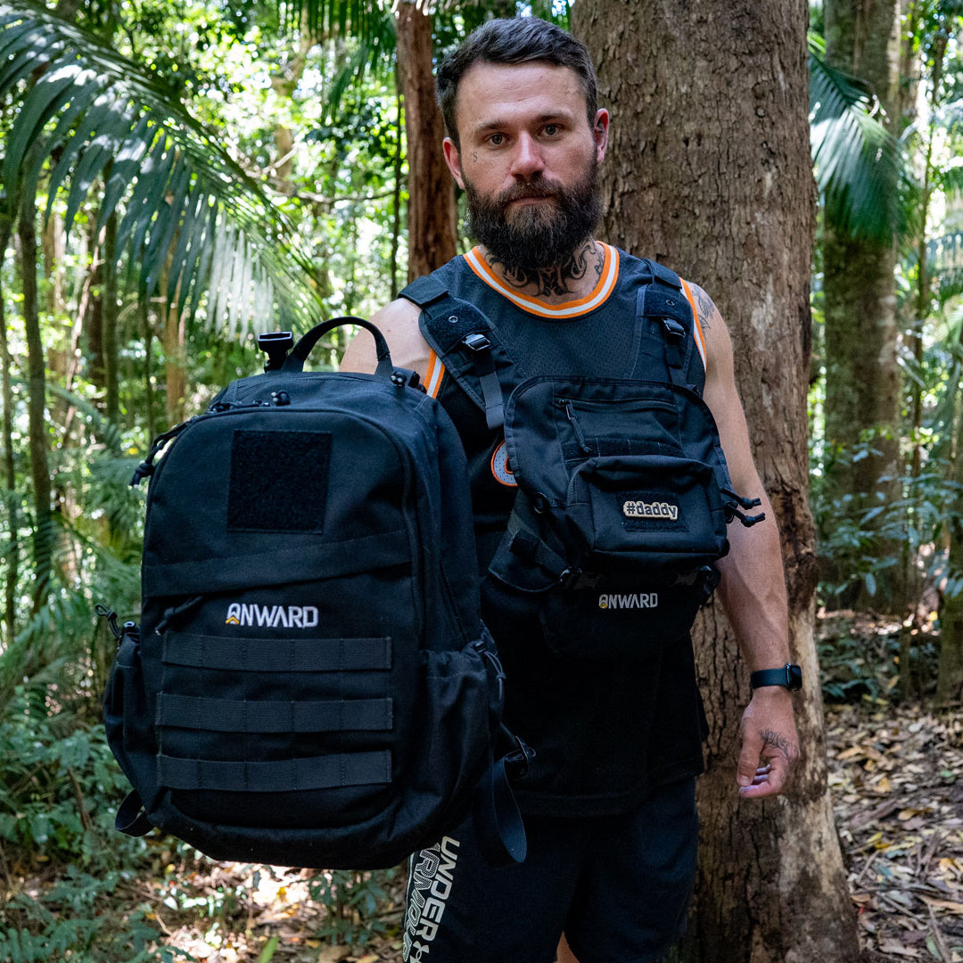 Pathfinder Backpack Nappy Bag + Tactical Baby Carrier Bundle
